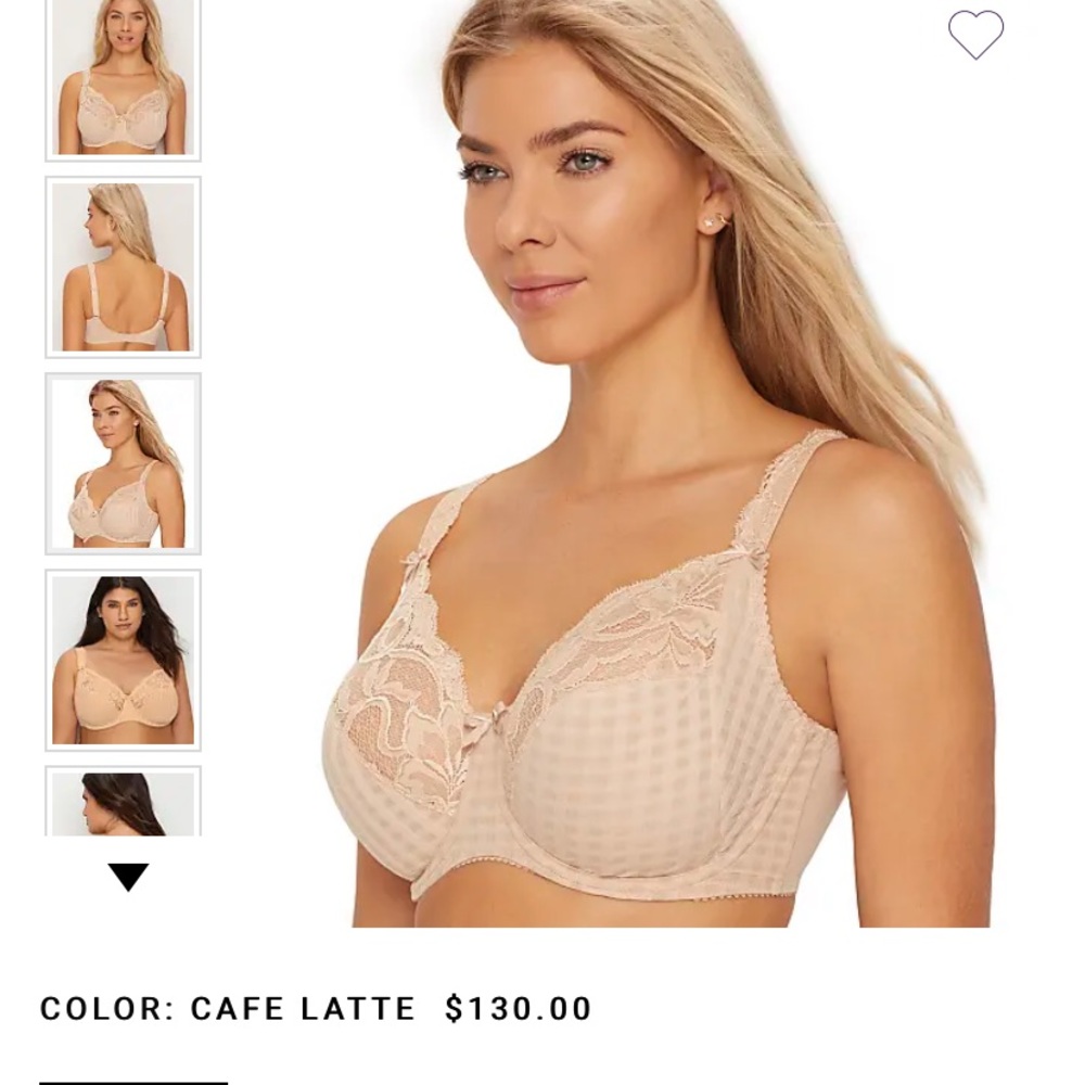 NWOT Primadonna Madison Bra Size 32H